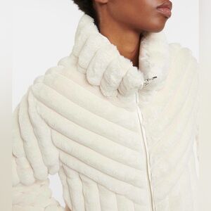 Moncler Pedrix faux fur down jacket